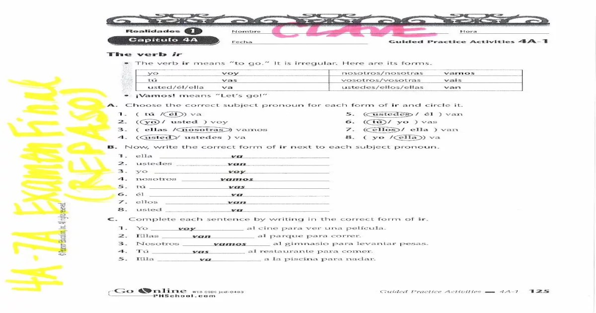 Guided practice activities 4a-4 answers