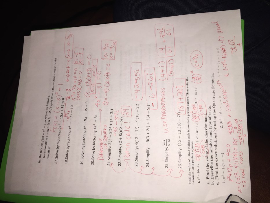 Big ideas math chapter 6 answer key