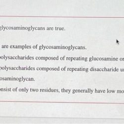 Determine which statements about glycosaminoglycans are true