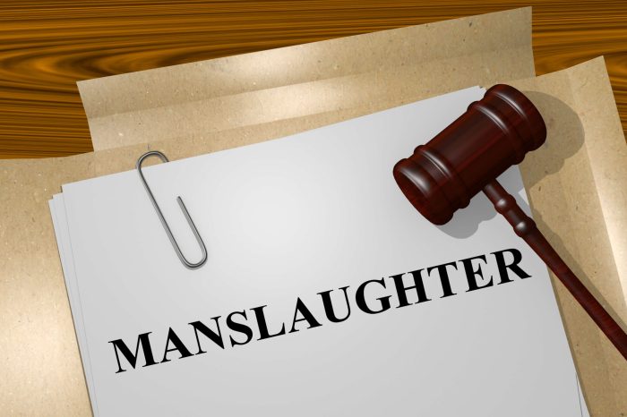 Difference between involuntary and voluntary manslaughter