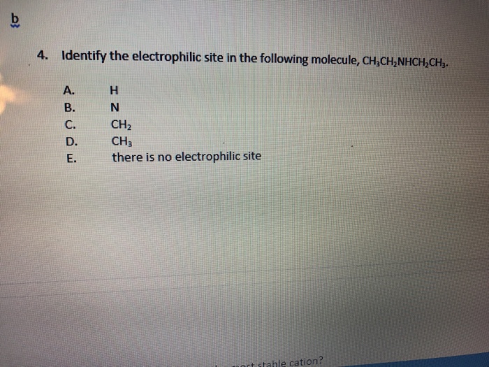 Nucleophilic electrophilic site sites whether specified following each neither molecules indicate label appropriate dragging pointing box show solved